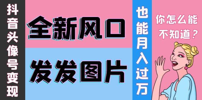 抖音头像号变现0基础教程汇创项目库-网创项目资源站-副业项目-创业项目-搞钱项目汇创项目库