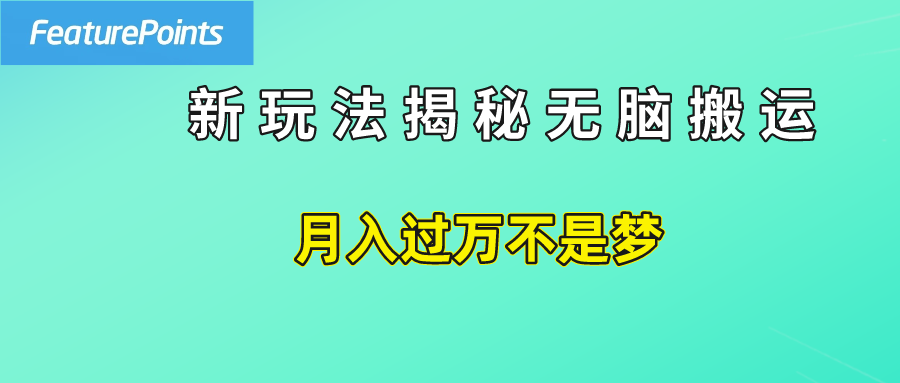 简单操作，每天50美元收入，搬运就是赚钱的秘诀！汇创项目库-网创项目资源站-副业项目-创业项目-搞钱项目汇创项目库