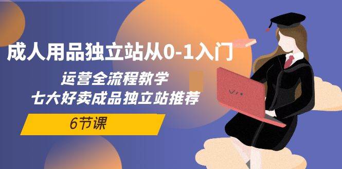 成人用品独立站从0-1入门，运营全流程教学，七大好卖成品独立站推荐-6节课汇创项目库-网创项目资源站-副业项目-创业项目-搞钱项目汇创项目库