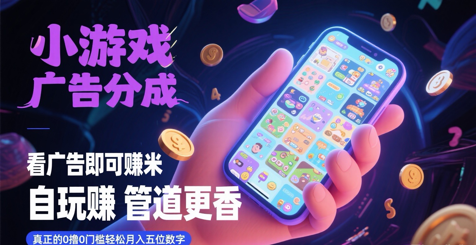看广告即可赚米 自玩赚 管道更香 真正的零撸零门槛汇创项目库-网创项目资源站-副业项目-创业项目-搞钱项目汇创项目库
